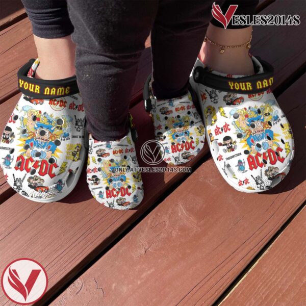 ACDC Music Crocs Crocband Clogs Shoes, Unique Gifts For Fans Style 6 - Vesles2014S 4