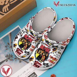 ACDC Rock Band Music Crocs Crocband Clogs Shoes, Unique Gifts For Fans Style 1 - Vesles2014S 2