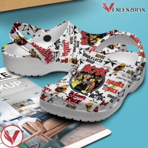 ACDC Rock Band Music Crocs Crocband Clogs Shoes, Unique Gifts For Fans Style 1 - Vesles2014S 3