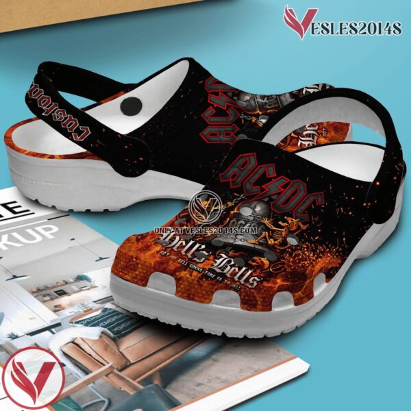 ACDC Rock Band Music Crocs Crocband Clogs Shoes, Unique Gifts For Fans Style 2 - Vesles2014S 2
