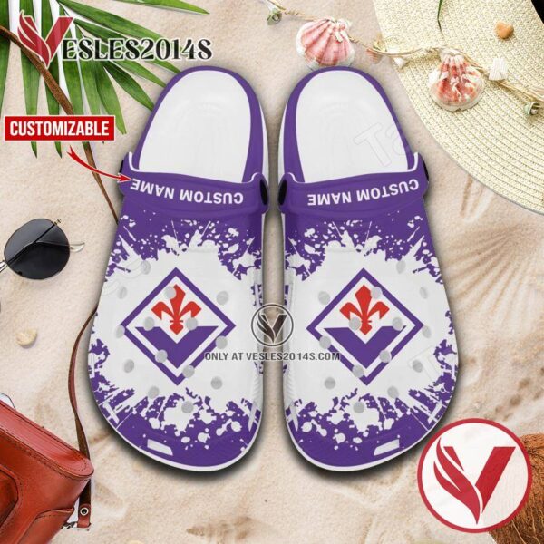 ACF Fiorentina Custom Crocs Clogs, Unique Footwear For Fans 1