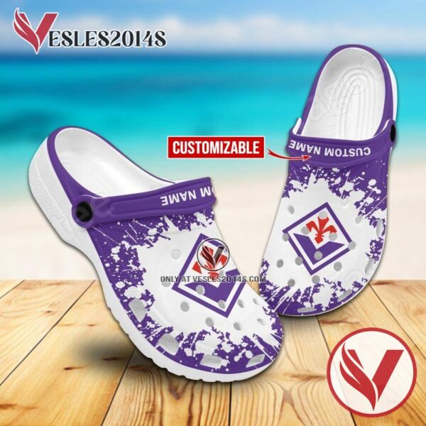 ACF Fiorentina Custom Crocs Clogs, Unique Footwear For Fans