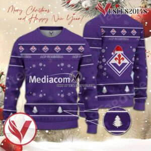 ACF Fiorentina Sport Ugly Christmas Sweater, Unique Gifts For Fans - Vesles2014aS 1