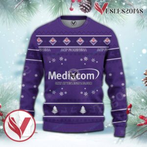 ACF Fiorentina Sport Ugly Christmas Sweater, Unique Gifts For Fans - Vesles2014aS 2