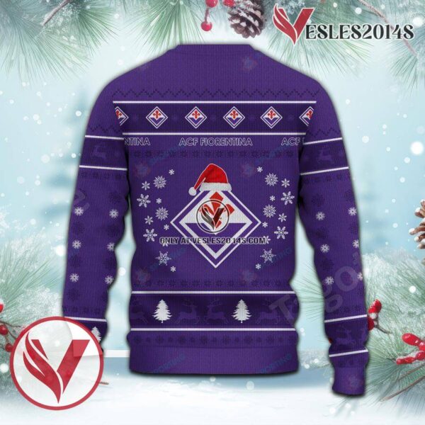 ACF Fiorentina Sport Ugly Christmas Sweater, Unique Gifts For Fans - Vesles2014aS 3