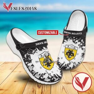 AEK Athens Custom Name Crocs Clogs, Unique Footwear For Fans