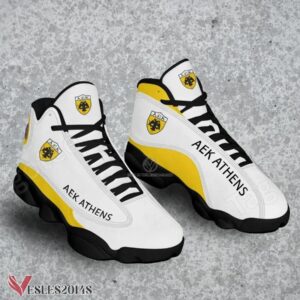 AEK Athens Logo Air Jordan 13 Shoes, Best Sneaker Gifts For Fans - Vesles2014s 1