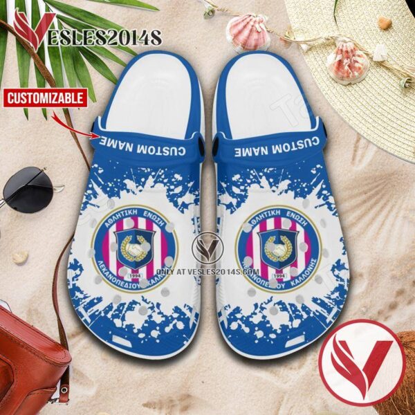 AEL Kalloni Custom Name Crocs Clogs, Unique Footwear For Fans 1