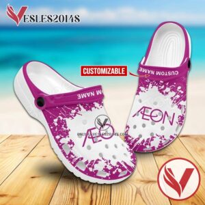 AEON Mall Logo Crocs Clogs, Unique Footwear For Fans