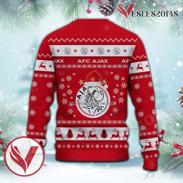 AFC Ajax Sport Ugly Christmas Sweater, Unique Gifts For Fans - Vesles2014aS 3