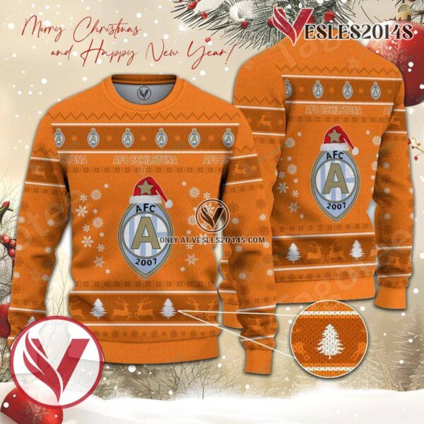 AFC Eskilstuna Sport Ugly Christmas Sweater, Unique Gifts For Fans - Vesles2014aS 1