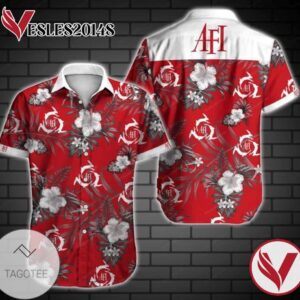 AFI Hawaiian Graphic Print Short Sleeve Hawaiian Casual Shirt Vesles2014S 1