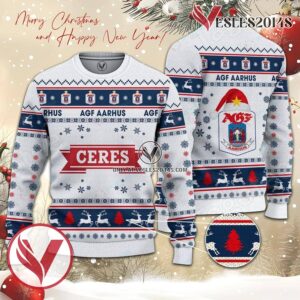 AGF Fodbold Sport Ugly Christmas Sweater, Unique Gifts For Fans - Vesles2014aS 1