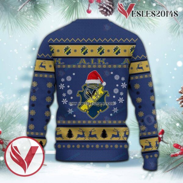 AIK Fotboll Sport Ugly Christmas Sweater, Unique Gifts For Fans - Vesles2014aS 3