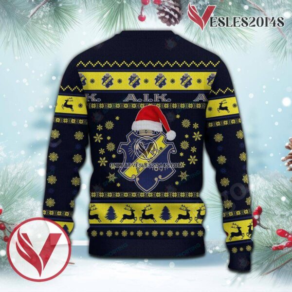 AIK IF Sport Ugly Christmas Sweater, Unique Gifts For Fans - Vesles2014aS 3