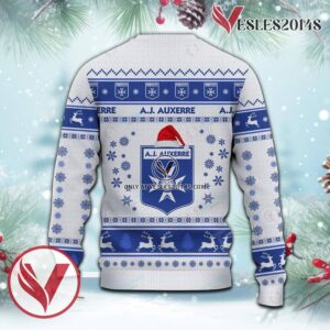 AJ Auxerre Sport Ugly Christmas Sweater, Unique Gifts For Fans - Vesles2014aS 3