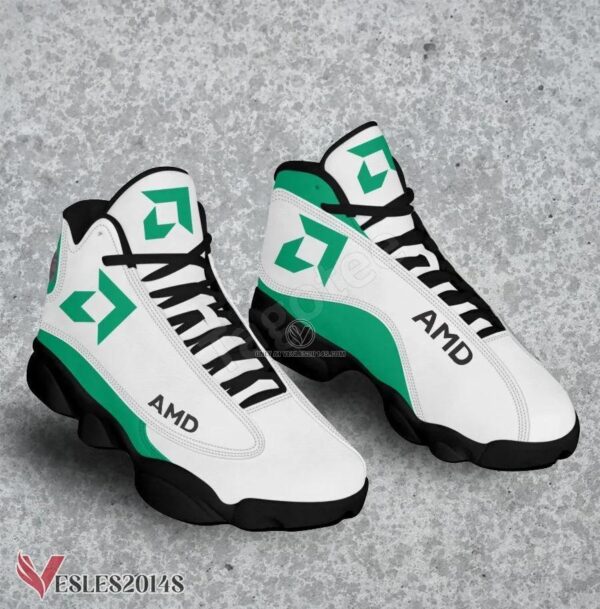 AMD Logo Air Jordan 13 Shoes, Best Sneaker Gifts For Fans - Vesles2014s 1