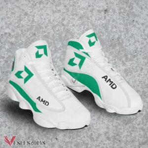 AMD Logo Air Jordan 13 Shoes, Best Sneaker Gifts For Fans - Vesles2014s