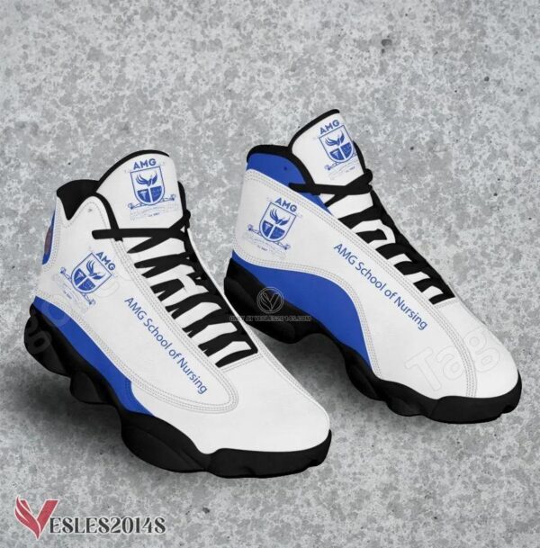 AMG School of Nursing Logo Air Jordan 13 Shoes, Best Sneaker Gifts For Fans - Vesles2014s 1