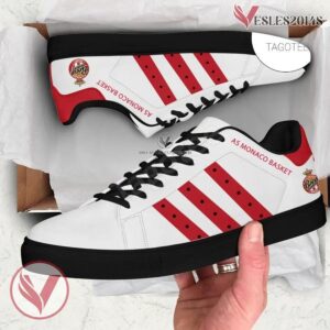 AS Monaco Basket Logo Stan Smith Shoes For Men And Womens - Vesles2014s 1