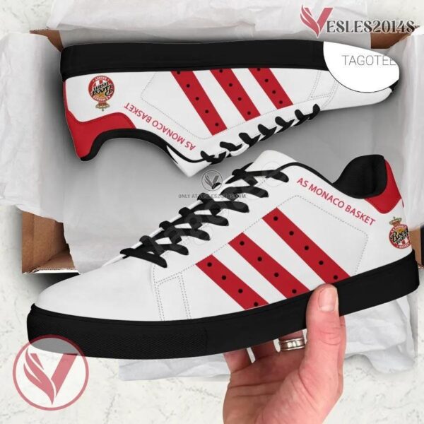 AS Monaco Basket Logo Stan Smith Shoes For Men And Womens - Vesles2014s 1