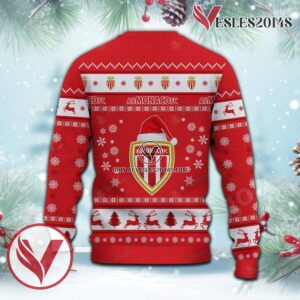 AS Monaco Sport Ugly Christmas Sweater, Unique Gifts For Fans - Vesles2014aS 3