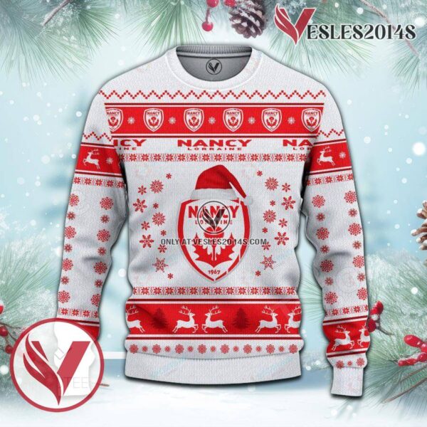 AS Nancy Lorraine Sport Ugly Christmas Sweater, Unique Gifts For Fans - Vesles2014aS 2