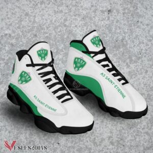 AS Saint-Étienne Logo Air Jordan 13 Shoes, Best Sneaker Gifts For Fans - Vesles2014s 1