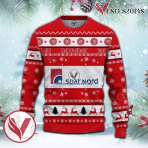 AaB Fodbold Sport Ugly Christmas Sweater, Unique Gifts For Fans - Vesles2014aS 2