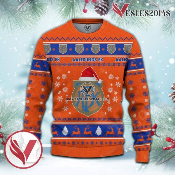 Aalesunds Fotballklubb Sport Ugly Christmas Sweater, Unique Gifts For Fans - Vesles2014aS 2