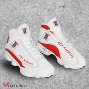 Aarhus Logo Air Jordan 13 Shoes, Best Sneaker Gifts For Fans - Vesles2014s