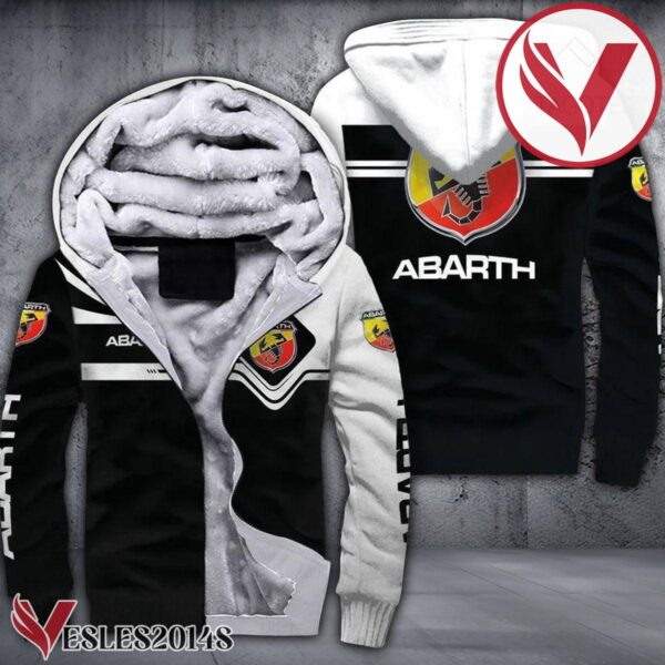Abarth 3D Fleece Hoodie, Unique Gifts For Car Lovers - Vesles2014S 1