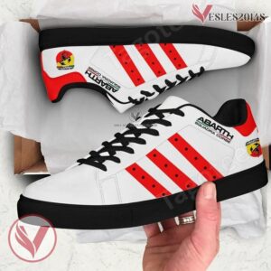 Abarth Logo Print Stan Smith Shoes, Unique Sneaker For Fans - Vesles2014s 1