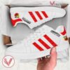 Abarth Logo Print Stan Smith Shoes, Unique Sneaker For Fans - Vesles2014s