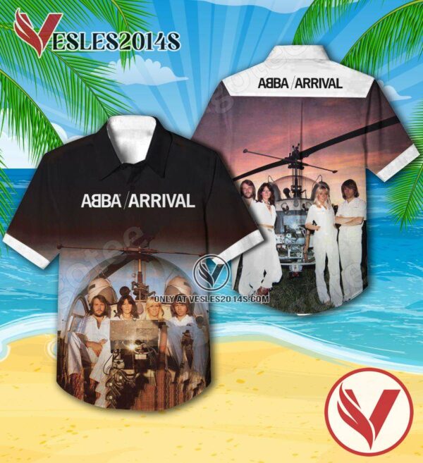 Abba Arrival Album Cover Style 2 Hawaiian Shirt, Unique Gifts For Music Lovers - Vesles2014S