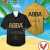 Abba Gold Greatest Hits Compilation Album Cover Hawaiian Shirt, Unique Gifts For Music Lovers - Vesles2014S