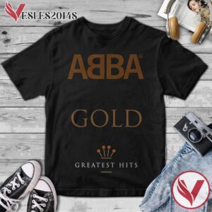Abba Gold Greatest Hits Compilation Album Cover Shirt, Perfect Gifts For Music Lovers - Vesles2014S