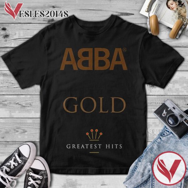 Abba Gold Greatest Hits Compilation Album Cover Shirt, Perfect Gifts For Music Lovers - Vesles2014S