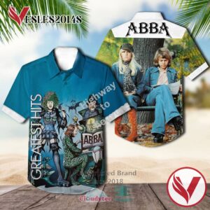 Abba Greatest Hits 1975 Casual Hawaiian Shirt, Best Gifts For Summer Vesles2014S
