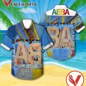 Abba Live Album Cover Hawaiian Shirt, Unique Gifts For Music Lovers - Vesles2014S