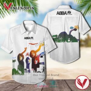 Abba The Album 1977 Casual Hawaiian Shirt, Best Gift For Music Lovers Vesles2014S
