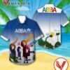 Abba The Album Cover Blue Hawaiian Shirt, Unique Gifts For Music Lovers - Vesles2014S