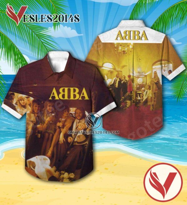Abba The Third Studio Album Cover Style 2 Hawaiian Shirt, Unique Gifts For Music Lovers - Vesles2014S