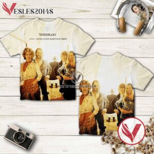 Abba Waterloo Album Cover Shirt, Unique Gifts For Music Lovers - Vesles2014S