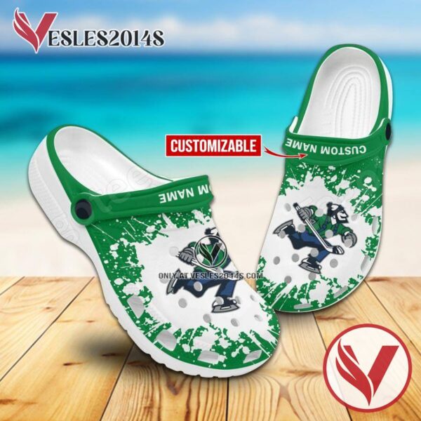 Abbotsford Canucks Logo Crocs Clogs, Unique Footwear For Fans