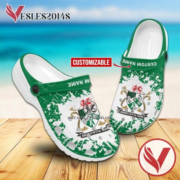 Aberystwyth Town Crocs Clogs, Unique Footwear For Fans