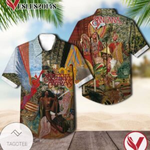 Abraxas Album Cover By Santana Hawaiian Shirt, Best Gift For Music Lovers Vesles2014S