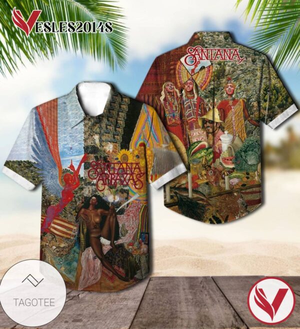 Abraxas Album Cover By Santana Hawaiian Shirt, Best Gift For Music Lovers Vesles2014S