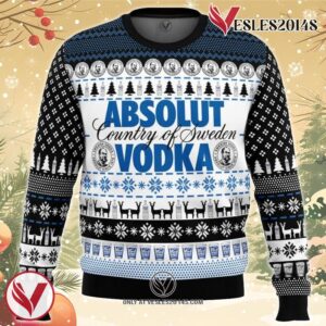 Absolut Vodka Ugly Christmas Sweater, Unique Christmas Gift For Fans - Vesles2014S
