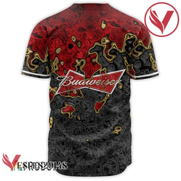 Abstract Holographic Colorful Budweiser Baseball Jersey, Perfect Gifts For Fans - Vesles2014S 2